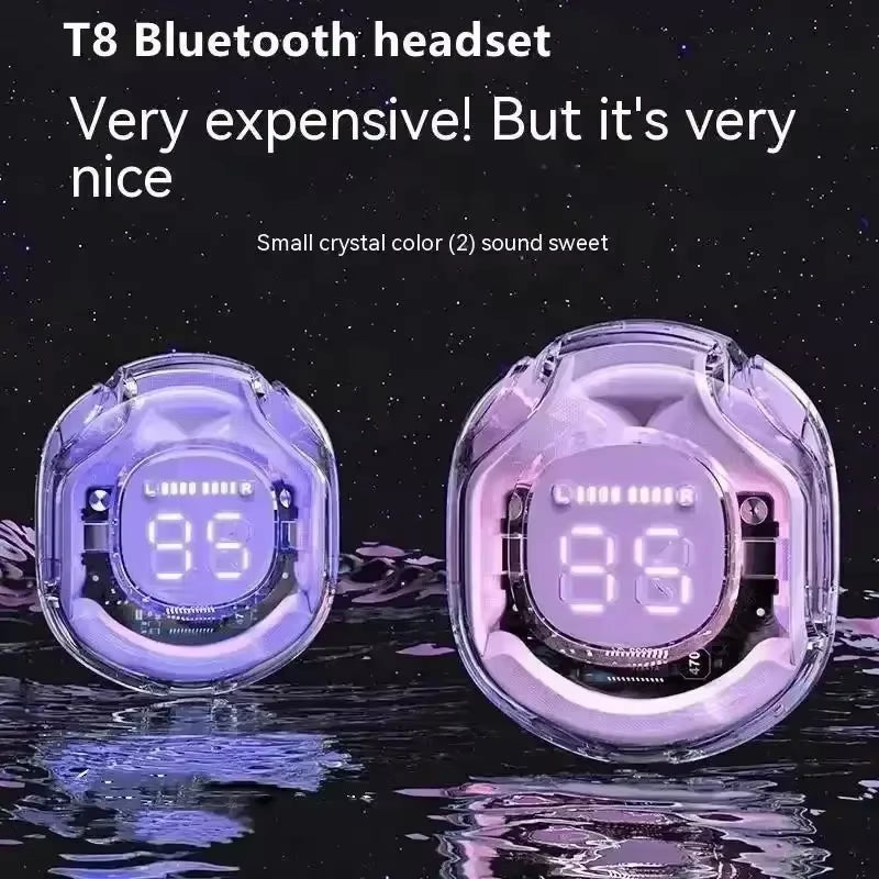 HK6 TWS Wireless Bluetooth 5.3 Earbuds Sport Gaming Headset Noise Reduction Bass Touch Control for Phones