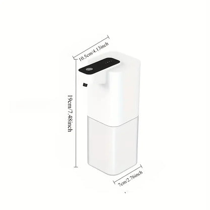 P5 Automatic Soap Dispenser Infrared Sensor Foam Hand Sanitizer USB Rechargeable Foaming Hand Soap Dispenser for Bathrooms