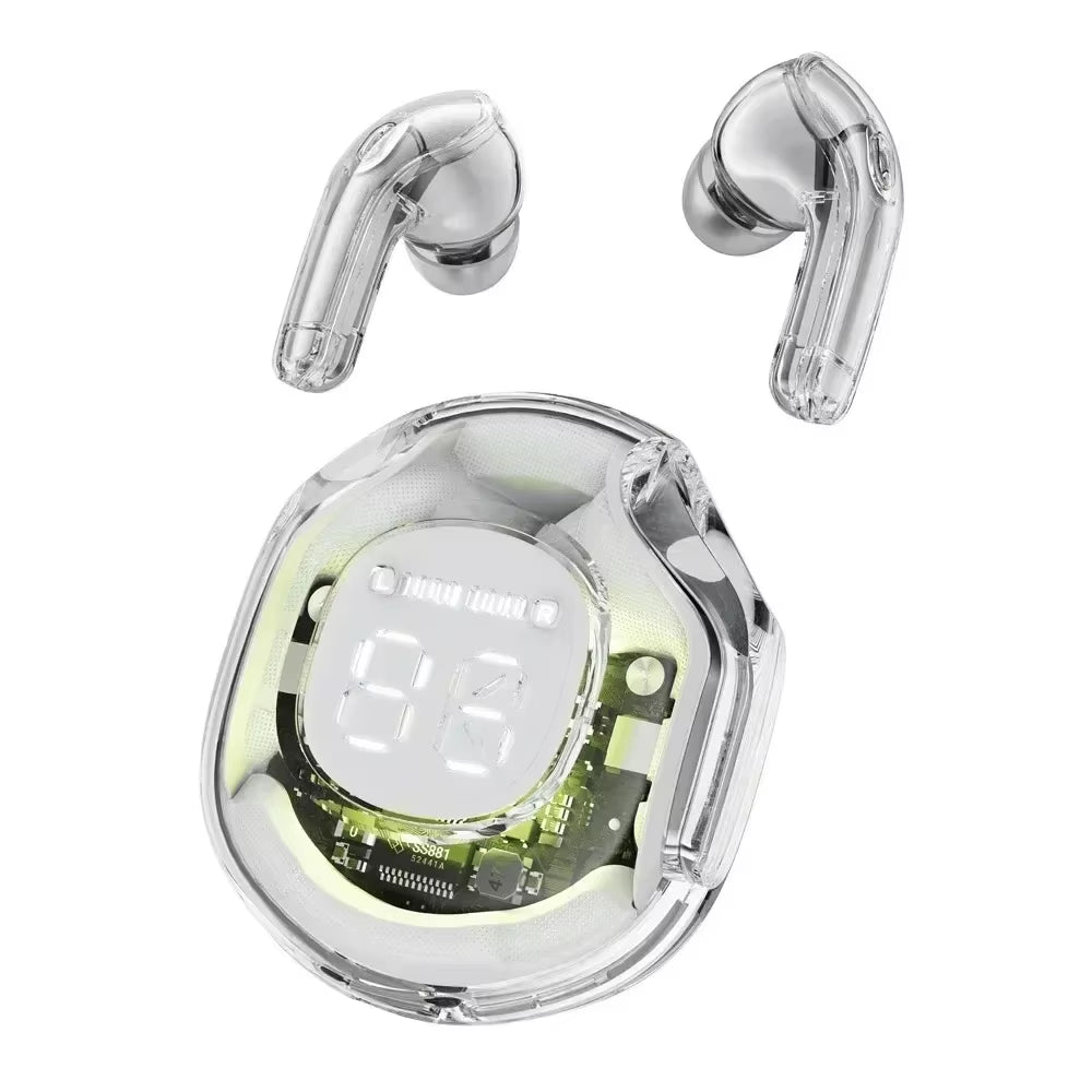 HK6 TWS Wireless Bluetooth 5.3 Earbuds Sport Gaming Headset Noise Reduction Bass Touch Control for Phones