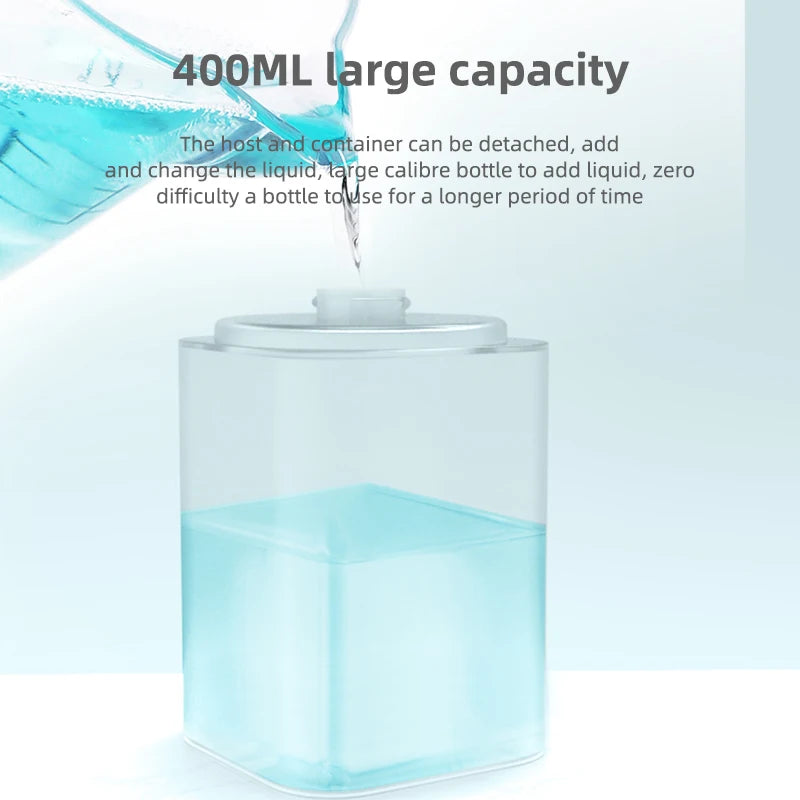 P5 Automatic Soap Dispenser Infrared Sensor Foam Hand Sanitizer USB Rechargeable Foaming Hand Soap Dispenser for Bathrooms