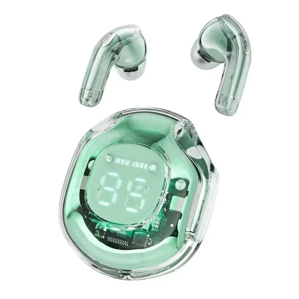 HK6 TWS Wireless Bluetooth 5.3 Earbuds Sport Gaming Headset Noise Reduction Bass Touch Control for Phones