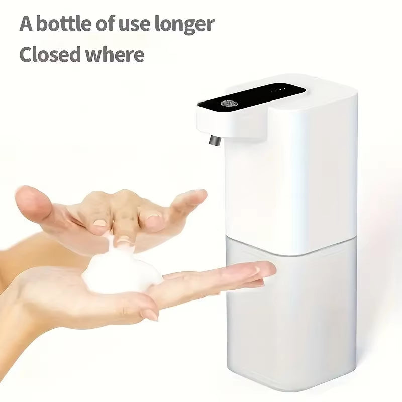 P5 Automatic Soap Dispenser Infrared Sensor Foam Hand Sanitizer USB Rechargeable Foaming Hand Soap Dispenser for Bathrooms
