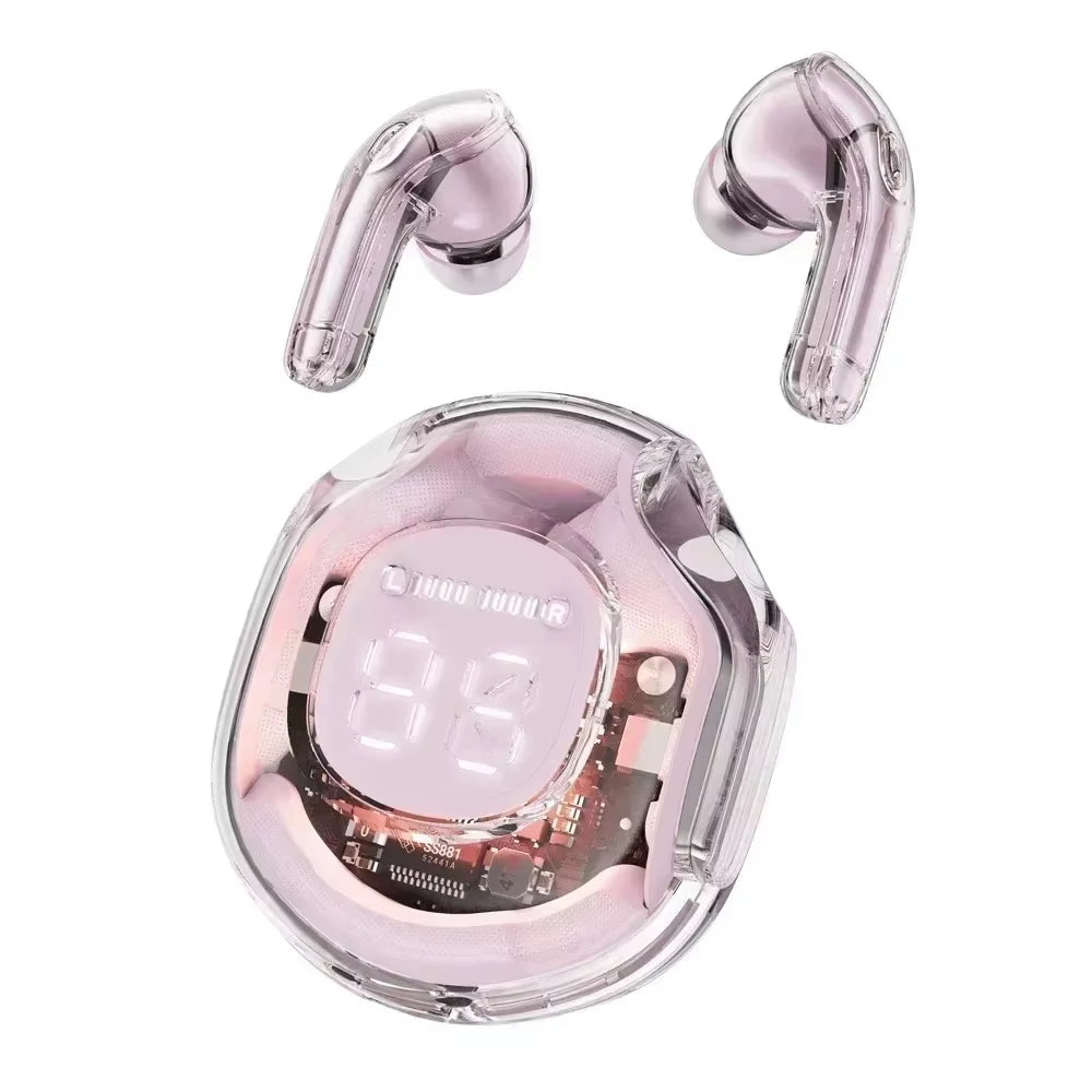 HK6 TWS Wireless Bluetooth 5.3 Earbuds Sport Gaming Headset Noise Reduction Bass Touch Control for Phones