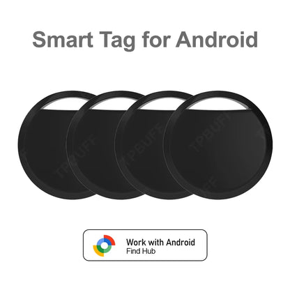 1 2 4PCS Bluetooth GPS Tracker Works with Android Google Find My App Key Finder Pet Locator for Xiaomi Samsung