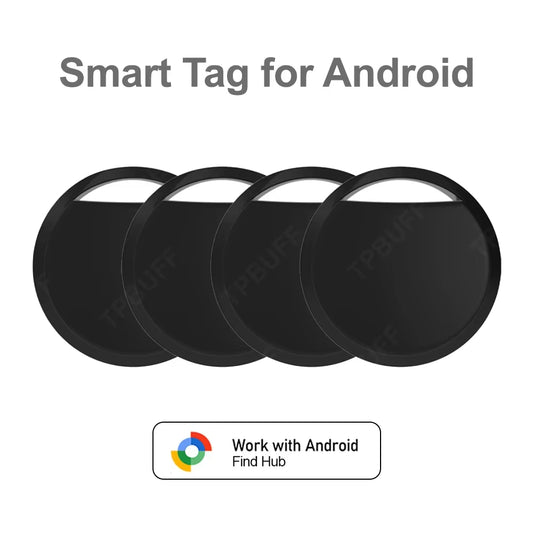 1 2 4PCS Bluetooth GPS Tracker Works with Android Google Find My App Key Finder Pet Locator for Xiaomi Samsung